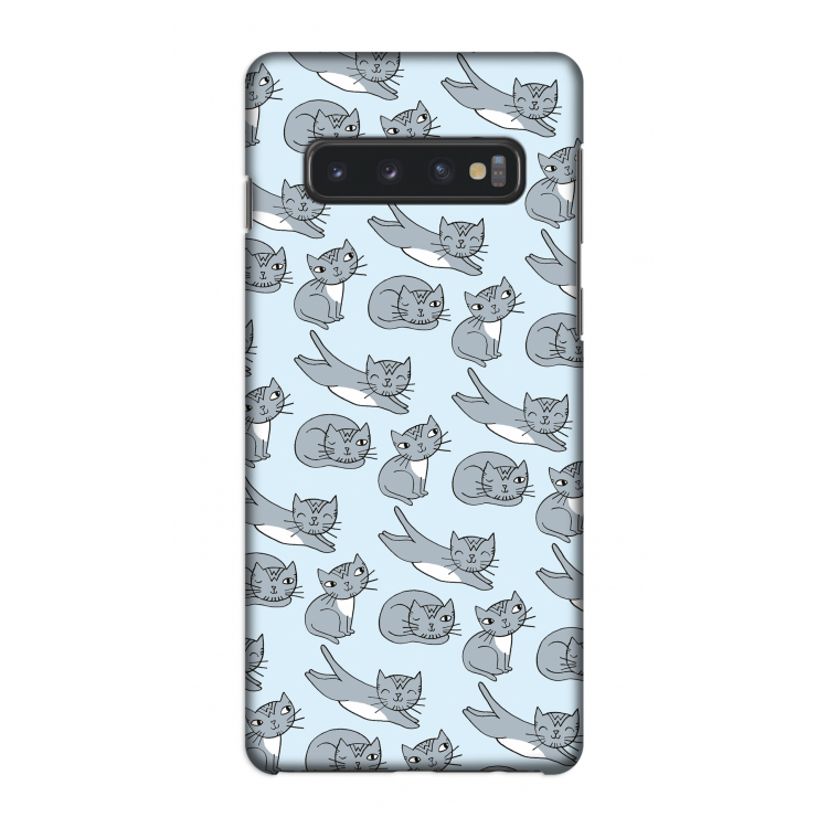 Poezen: Samsung Galaxy S10 4G Volledig Geprint Hoesje