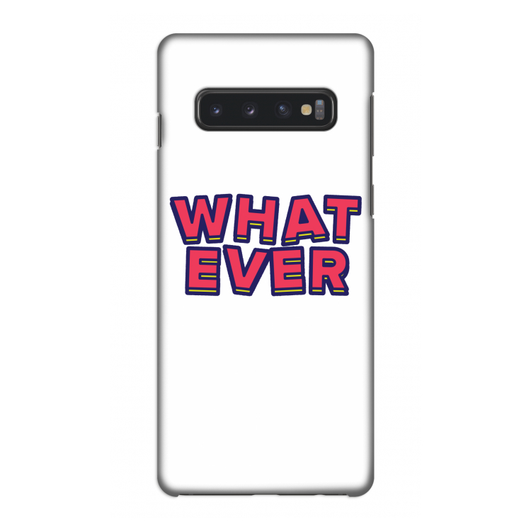 Whatever: Samsung Galaxy S10 4G Volledig Geprint Hoesje