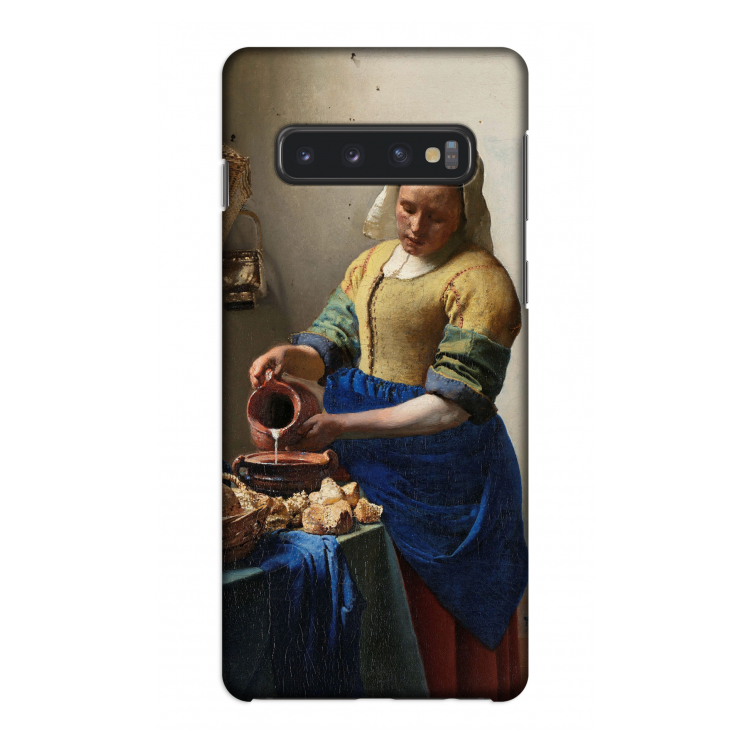 The Milkmaid: Samsung Galaxy S10 4G Volledig Geprint Hoesje