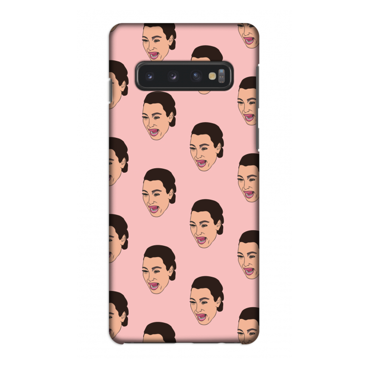 Ugly Cry Call: Samsung Galaxy S10 4G Volledig Geprint Hoesje