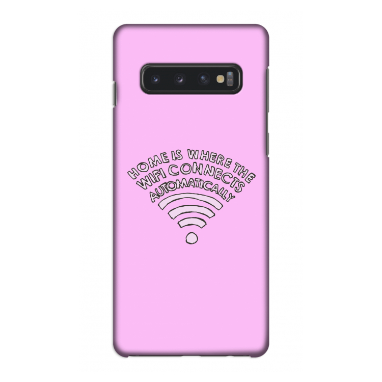Home Is Where The Wifi Is: Samsung Galaxy S10 4G Volledig Geprint Hoesje