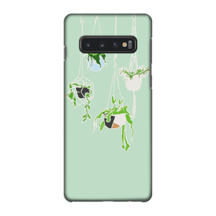 Hang In There: Samsung Galaxy S10 4G Volledig Geprint Hoesje