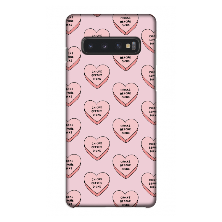Chicks before dicks: Samsung Galaxy S10 4G Volledig Geprint Hoesje