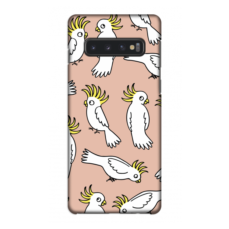 Papegaai: Samsung Galaxy S10 4G Volledig Geprint Hoesje