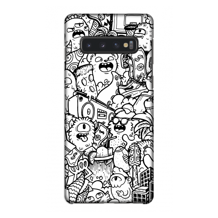 Vexx City #2: Samsung Galaxy S10 4G Volledig Geprint Hoesje