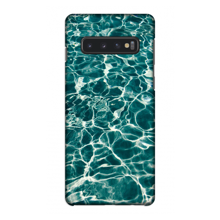 Weerkaatsing water: Samsung Galaxy S10 4G Volledig Geprint Hoesje