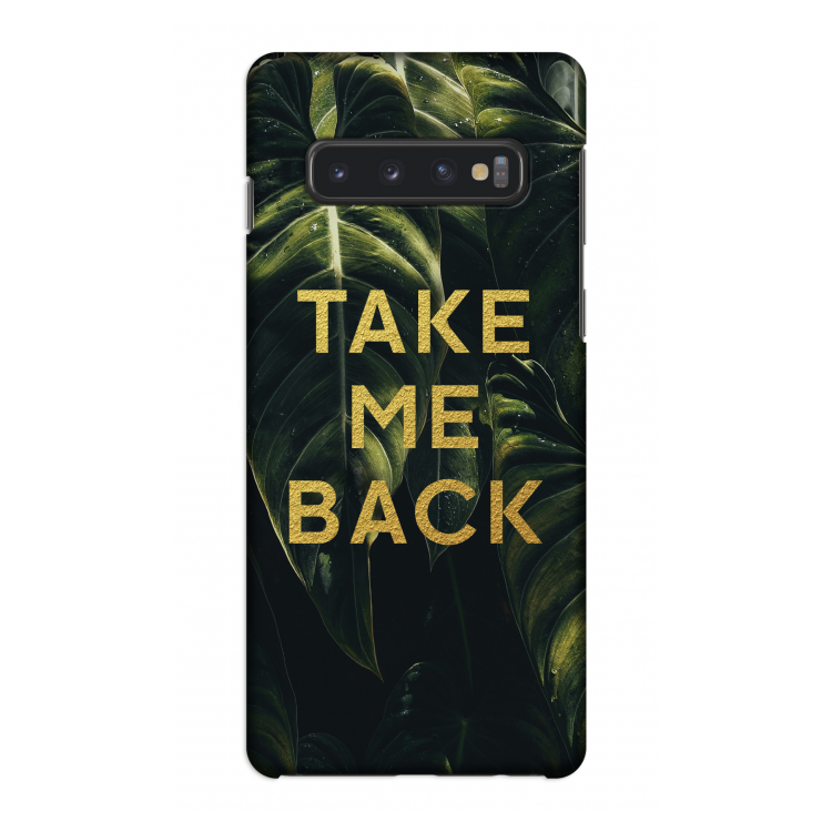 Take me back: Samsung Galaxy S10 4G Volledig Geprint Hoesje