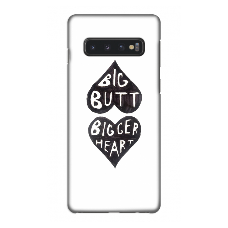 Big butt bigger heart: Samsung Galaxy S10 4G Volledig Geprint Hoesje