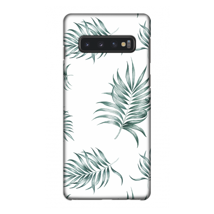 Simple leaves: Samsung Galaxy S10 4G Volledig Geprint Hoesje