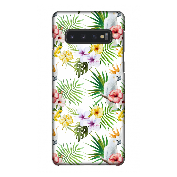 Gele kuif: Samsung Galaxy S10 4G Volledig Geprint Hoesje