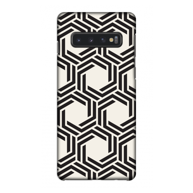 Geometrisch patroon: Samsung Galaxy S10 4G Volledig Geprint Hoesje