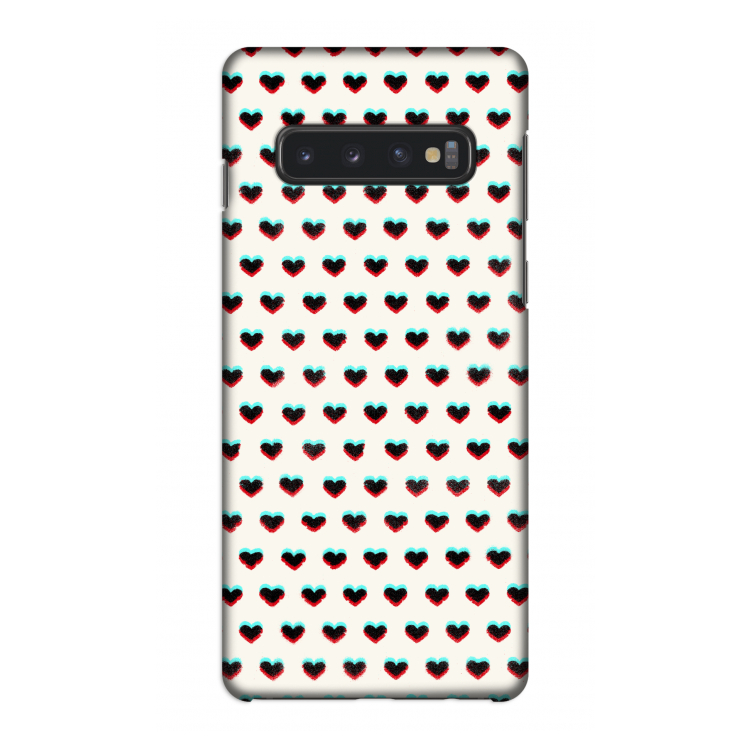 Hartjes: Samsung Galaxy S10 4G Volledig Geprint Hoesje