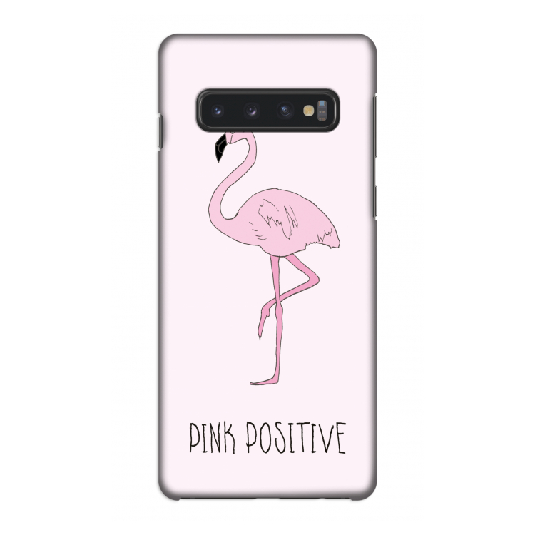 Pink positive: Samsung Galaxy S10 4G Volledig Geprint Hoesje