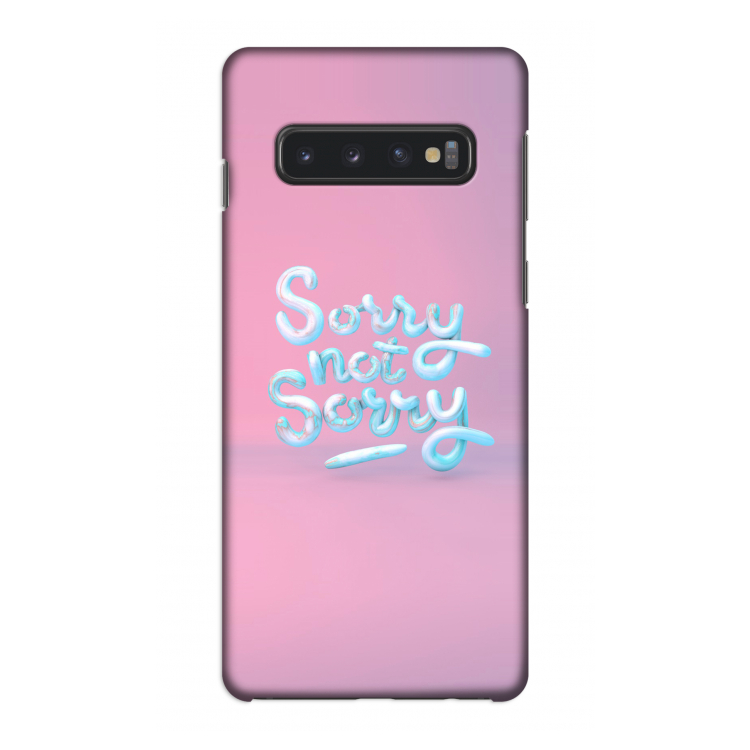 Sorry not sorry: Samsung Galaxy S10 4G Volledig Geprint Hoesje