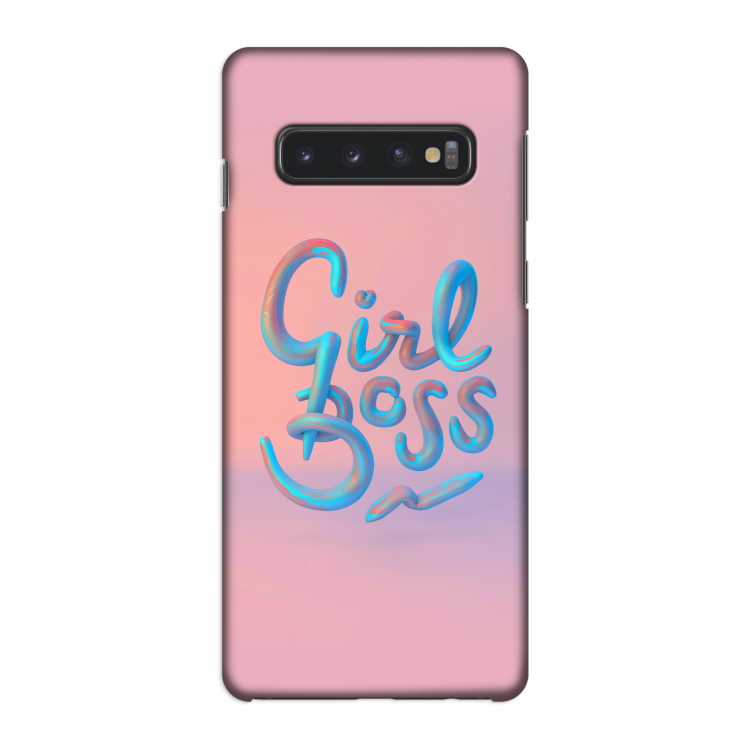 Girl boss: Samsung Galaxy S10 4G Volledig Geprint Hoesje