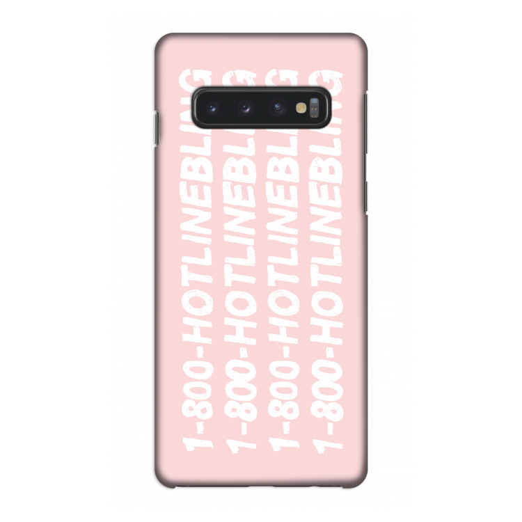 Hotline bling pink: Samsung Galaxy S10 4G Volledig Geprint Hoesje