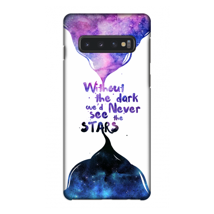 Stars quote: Samsung Galaxy S10 4G Volledig Geprint Hoesje
