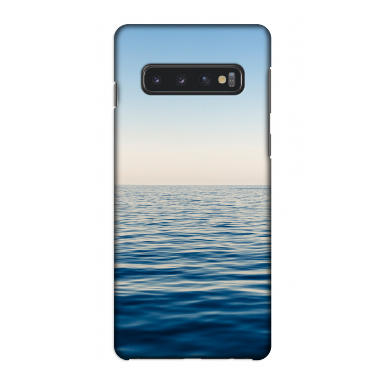 Water horizon: Samsung Galaxy S10 4G Volledig Geprint Hoesje