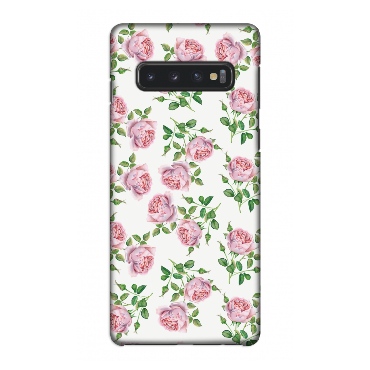 Kleine roosjes: Samsung Galaxy S10 4G Volledig Geprint Hoesje