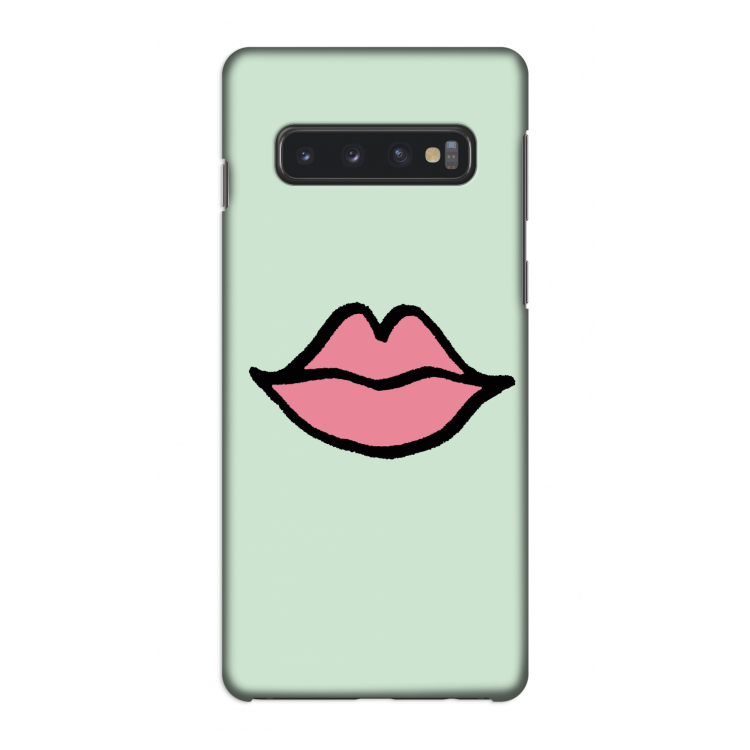 Kusje: Samsung Galaxy S10 4G Volledig Geprint Hoesje