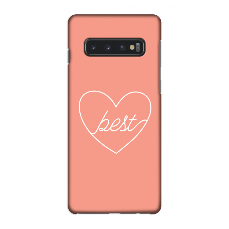 Best heart: Samsung Galaxy S10 4G Volledig Geprint Hoesje