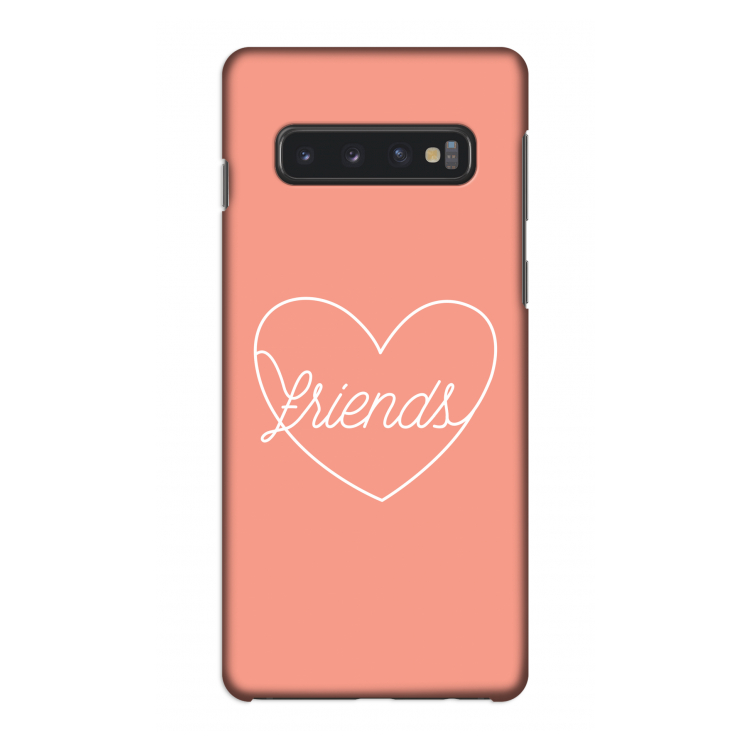 Friends heart: Samsung Galaxy S10 4G Volledig Geprint Hoesje