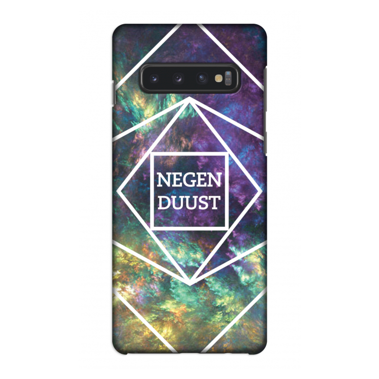 Negenduust ruimte: Samsung Galaxy S10 4G Volledig Geprint Hoesje