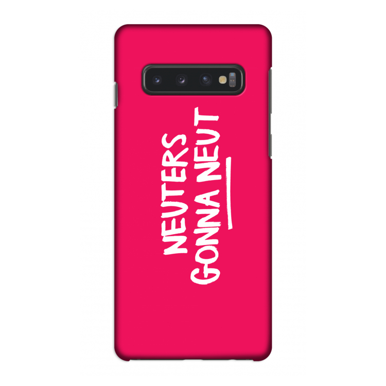 Neuters (roze): Samsung Galaxy S10 4G Volledig Geprint Hoesje
