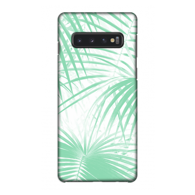 Palmbladeren: Samsung Galaxy S10 4G Volledig Geprint Hoesje