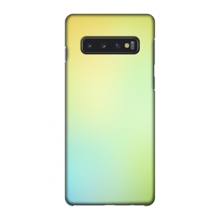 Minty mist pastel: Samsung Galaxy S10 4G Volledig Geprint Hoesje