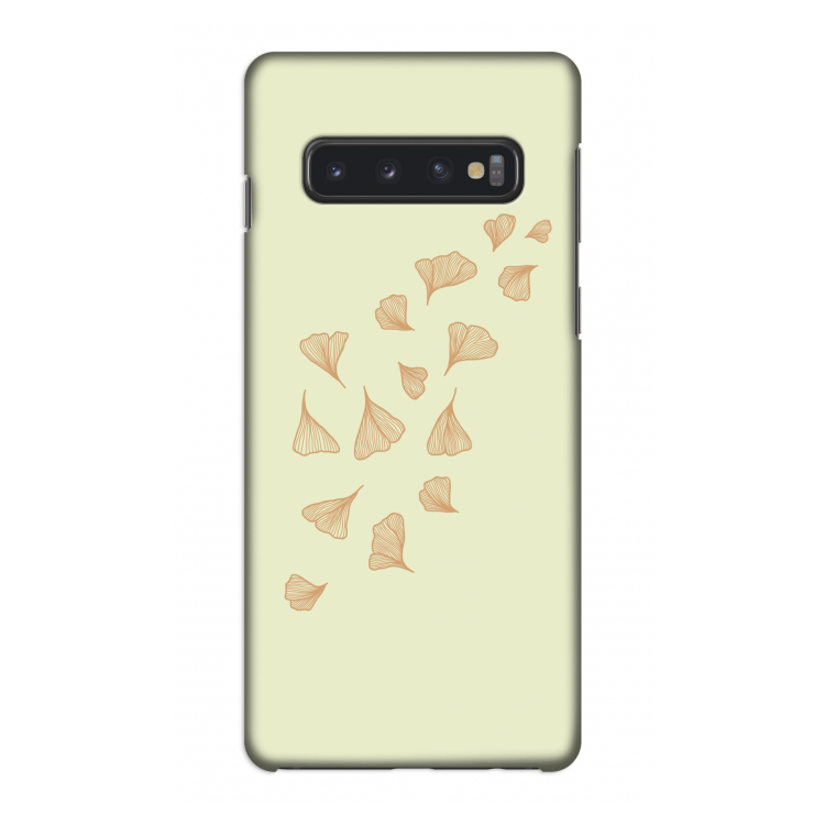 Falling Leaves: Samsung Galaxy S10 4G Volledig Geprint Hoesje