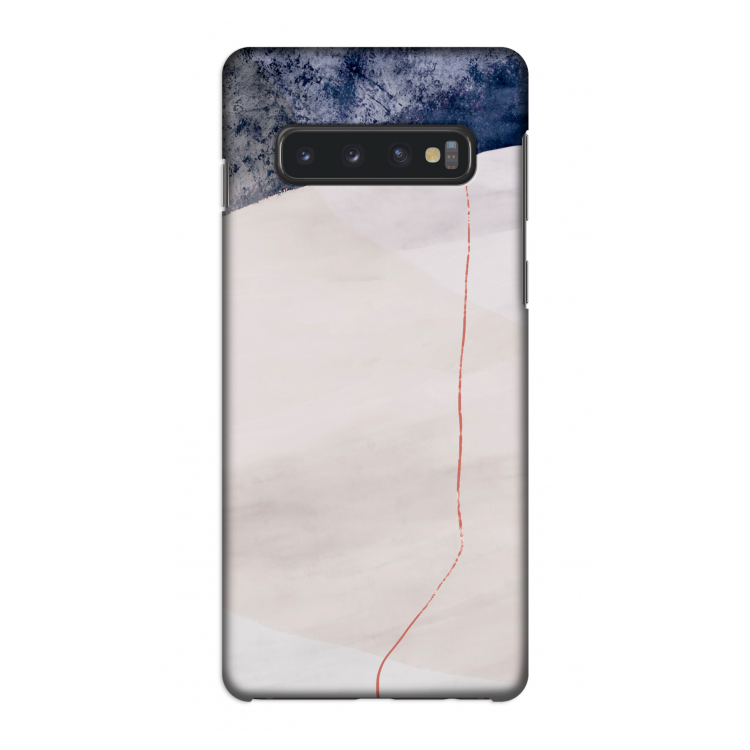 Stone White: Samsung Galaxy S10 4G Volledig Geprint Hoesje
