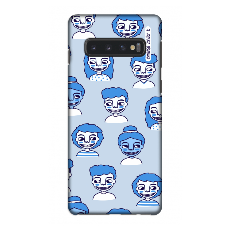 Gezichtjes: Samsung Galaxy S10 4G Volledig Geprint Hoesje