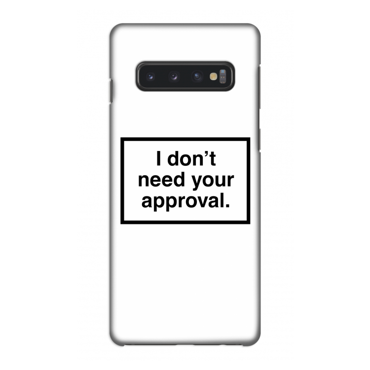 Don't need approval: Samsung Galaxy S10 4G Volledig Geprint Hoesje