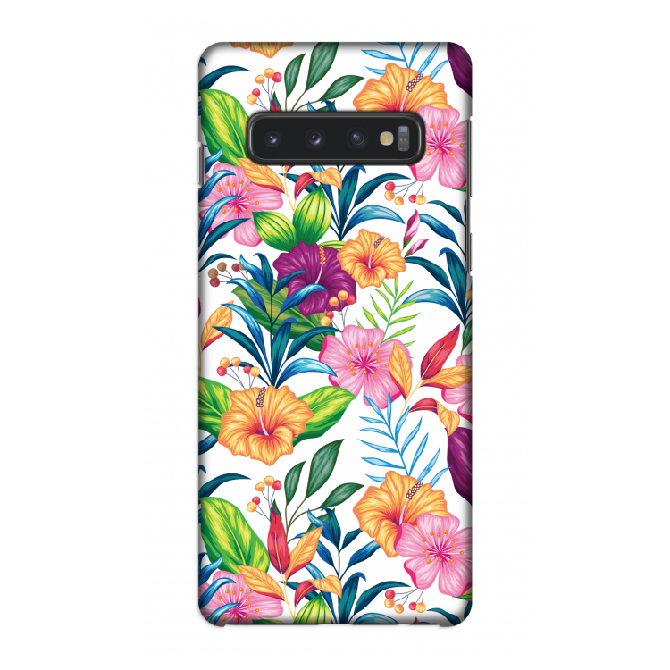Tropisch 2: Samsung Galaxy S10 4G Volledig Geprint Hoesje