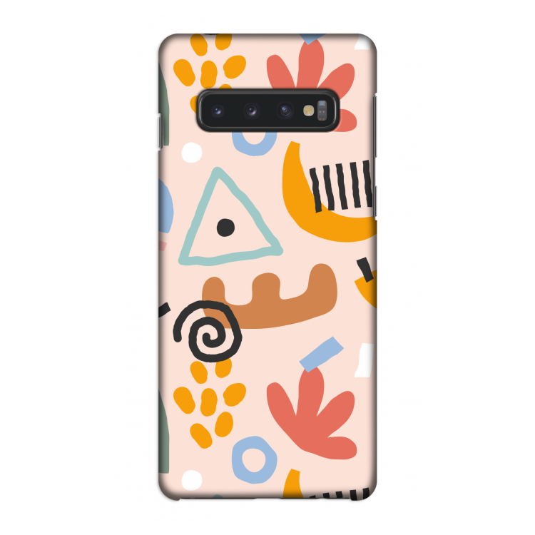 Abstract: Samsung Galaxy S10 4G Volledig Geprint Hoesje