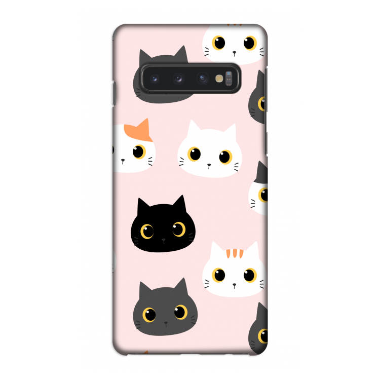Katten: Samsung Galaxy S10 4G Volledig Geprint Hoesje