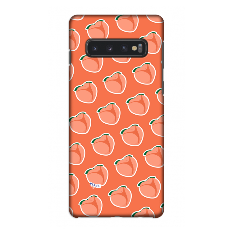 Just peachy: Samsung Galaxy S10 4G Volledig Geprint Hoesje