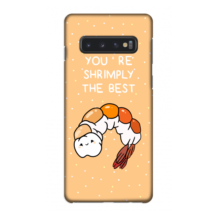 You're Shrimply The Best: Samsung Galaxy S10 4G Volledig Geprint Hoesje