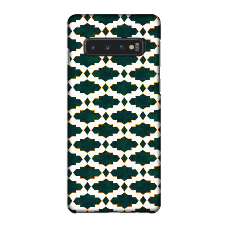 Moroccan tiles: Samsung Galaxy S10 4G Volledig Geprint Hoesje