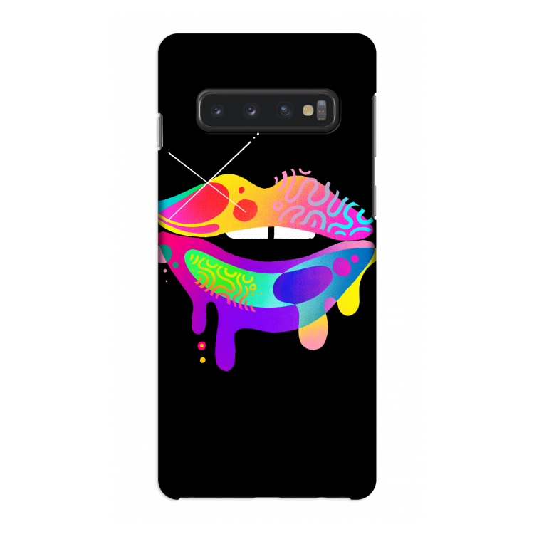 Lip Palette: Samsung Galaxy S10 4G Volledig Geprint Hoesje