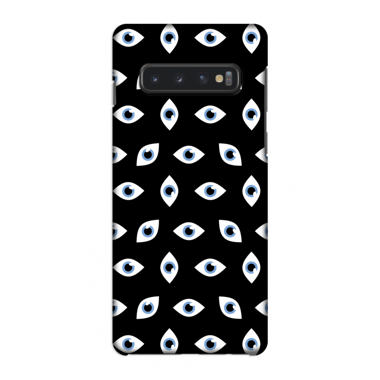 Eyes pattern: Samsung Galaxy S10 4G Volledig Geprint Hoesje
