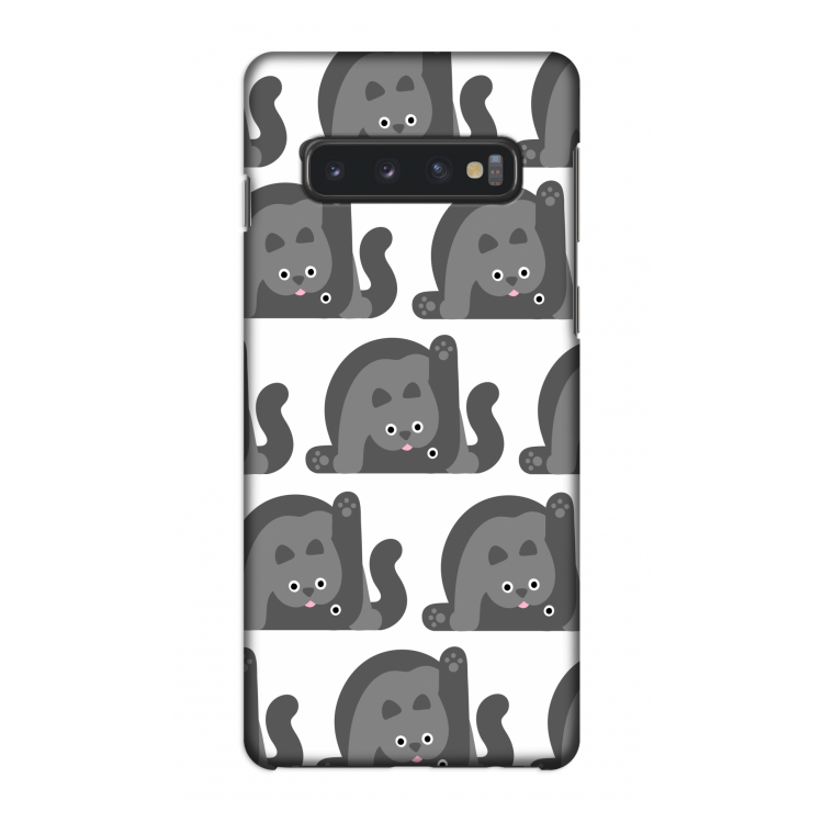 Cats: Samsung Galaxy S10 4G Volledig Geprint Hoesje