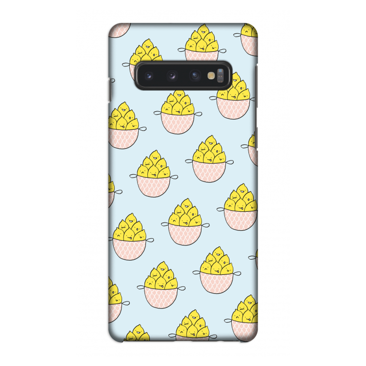 Citroenen: Samsung Galaxy S10 4G Volledig Geprint Hoesje