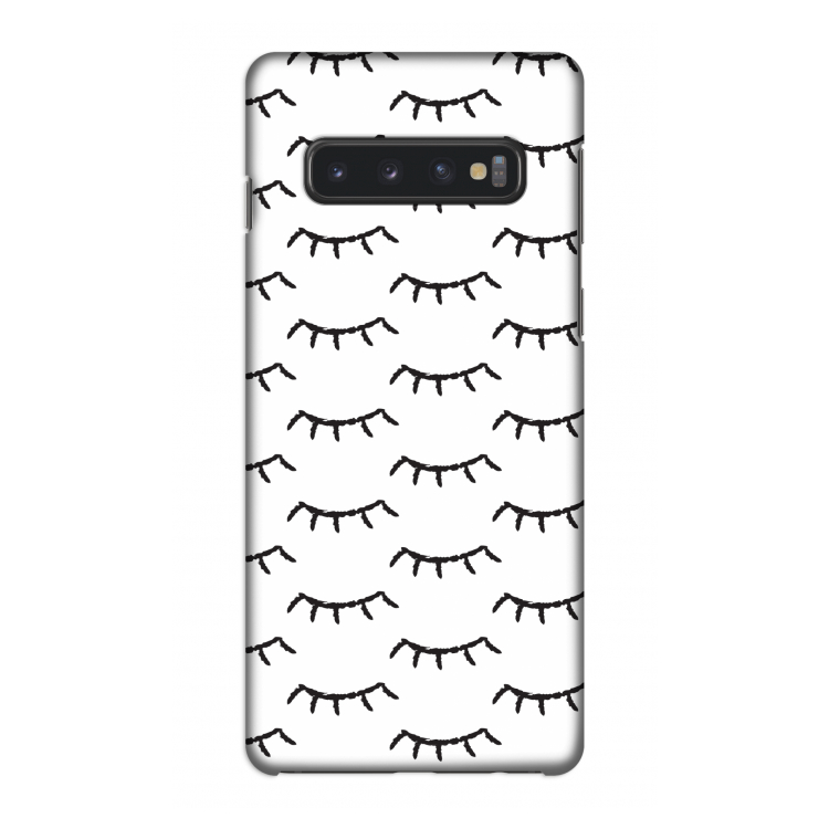 Wimpers: Samsung Galaxy S10 4G Volledig Geprint Hoesje