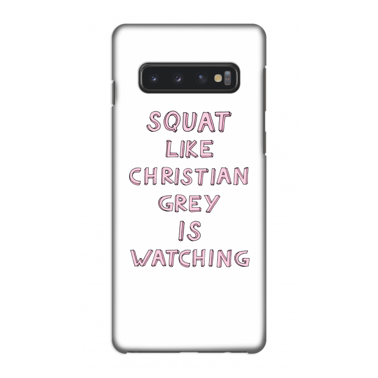 Christian Grey: Samsung Galaxy S10 4G Volledig Geprint Hoesje