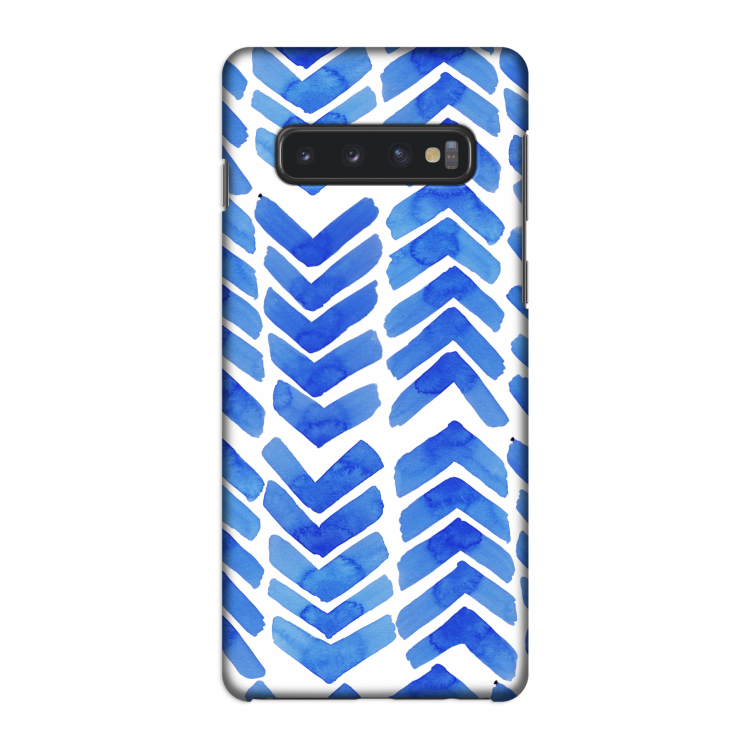 Blauwe pijlen: Samsung Galaxy S10 4G Volledig Geprint Hoesje