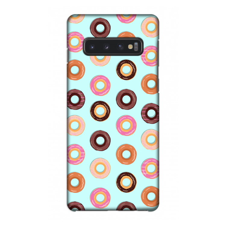 Donuts: Samsung Galaxy S10 4G Volledig Geprint Hoesje