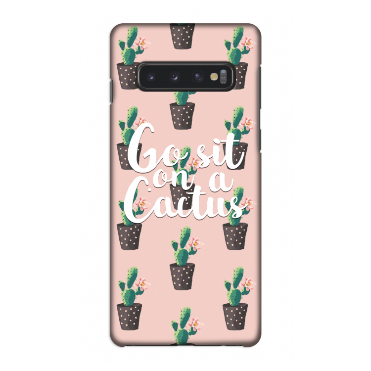 Cactus quote: Samsung Galaxy S10 4G Volledig Geprint Hoesje