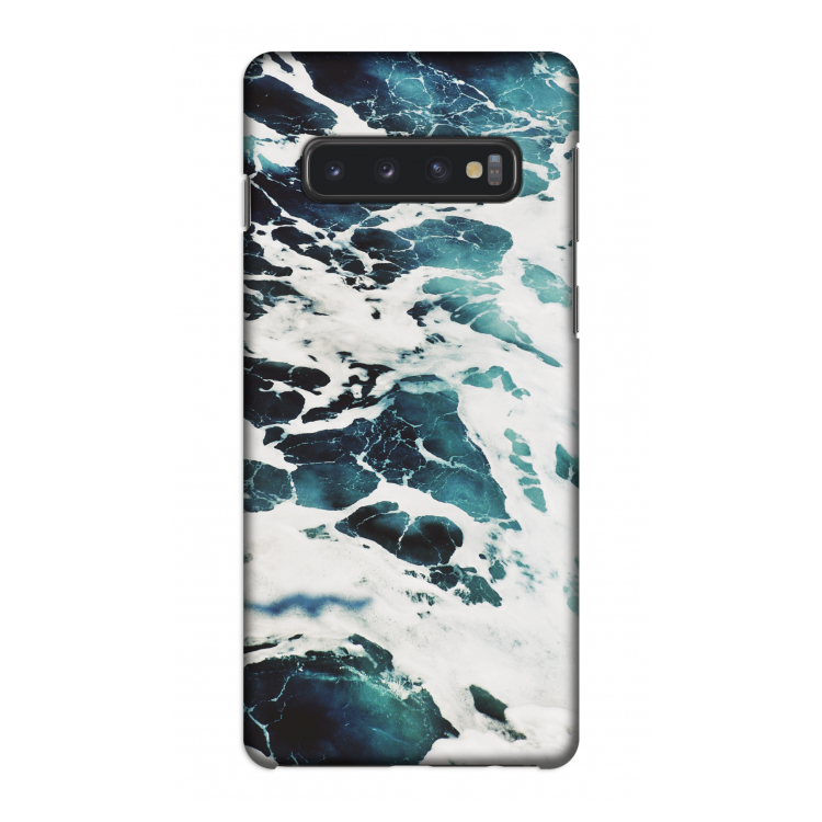 Golven: Samsung Galaxy S10 4G Volledig Geprint Hoesje